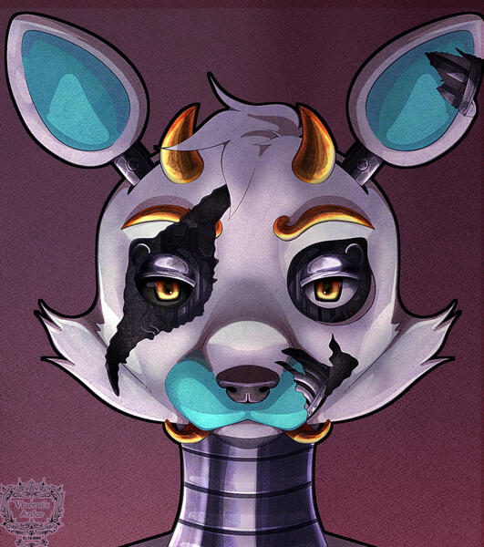 Complex shaded headshot